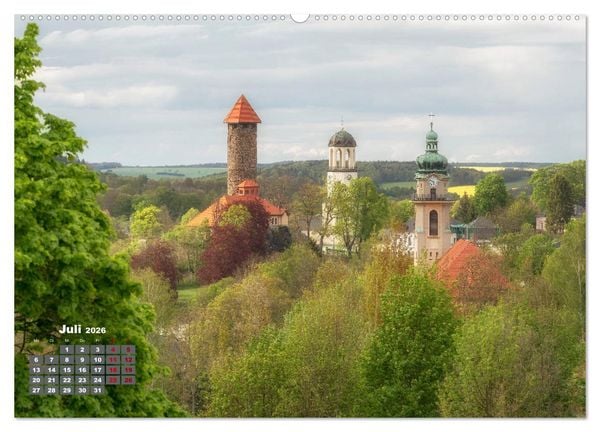 Produktbild: Vogtland - von Klingenthal bis G&ouml;ltzschtal (Wandkalender 2026 DIN A2 quer), CALVENDO Monatskalender