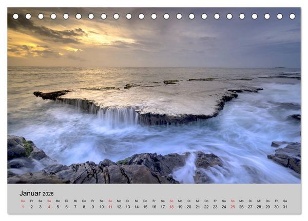 Produktbild: Am Meer. Sehnsucht Wasser (Tischkalender 2026 DIN A5 quer), CALVENDO Monatskalender