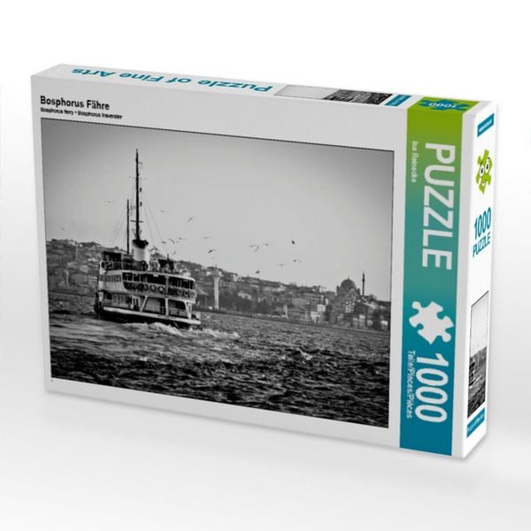 Produktbild: CALVENDO Puzzle Bosphorus F&auml;hre | 1000 Teile Lege-Gr&ouml;&szlig;e 64 &times; 48 cm Foto-Puzzle f&uuml;r gl&uuml;ckliche Stunden