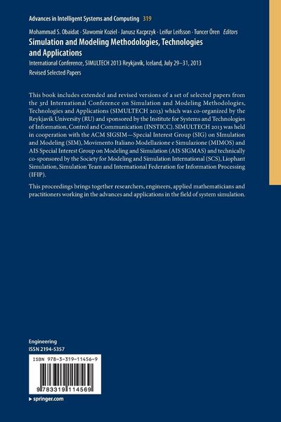 Produktbild: Simulation and Modeling Methodologies, Technologies and Applications