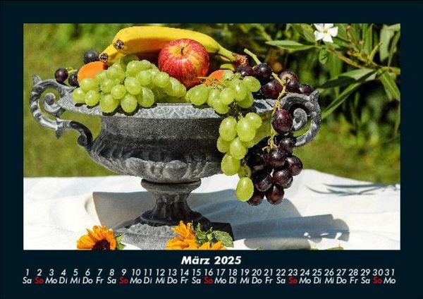 Produktbild: Obstkalender 2025 Fotokalender DIN A5