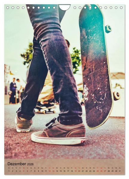 Produktbild: Skateboarding - einfach Spa&szlig; (Wandkalender 2026 DIN A4 hoch), CALVENDO Monatskalender