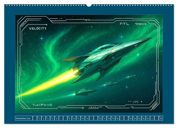 Produktbild: Intelligente Alientechnik (hochwertiger Premium Wandkalender 2026 DIN A2 quer), Kunstdruck in Hochglanz