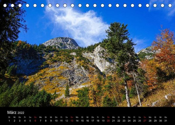 Produktbild: Karwendelherbst (Tischkalender 2022 DIN A5 quer)