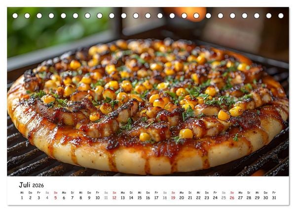 Produktbild: Pizza geht immer - Zu jeder Jahreszeit (Tischkalender 2026 DIN A5 quer), CALVENDO Monatskalender