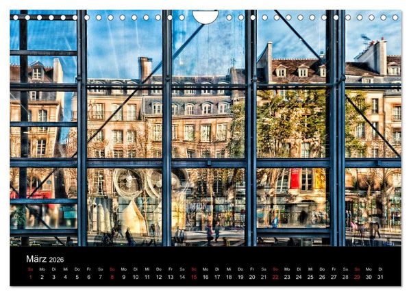 Produktbild: Paris - Impressionen einer Weltstadt (Wandkalender 2026 DIN A4 quer), CALVENDO Monatskalender