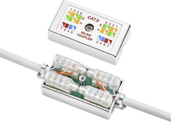 Produktbild: Renkforce Toolless Connection Box Passend f&uuml;r (Netzwerk-Spezifikationen (CAT)): CAT 6