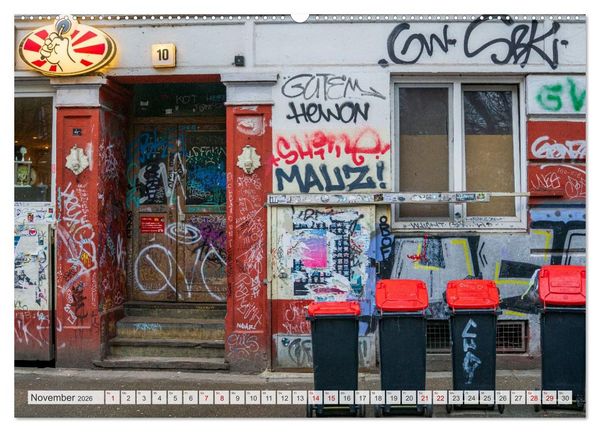 Produktbild: Buntes Hamburg (hochwertiger Premium Wandkalender 2026 DIN A2 quer), Kunstdruck in Hochglanz