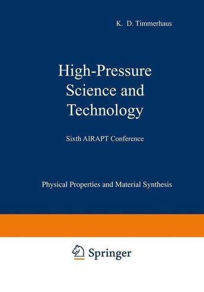 Produktbild: High-Pressure Science and Technology