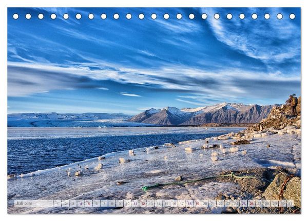 Produktbild: Surreale Landschaften Islands (Tischkalender 2026 DIN A5 quer), CALVENDO Monatskalender