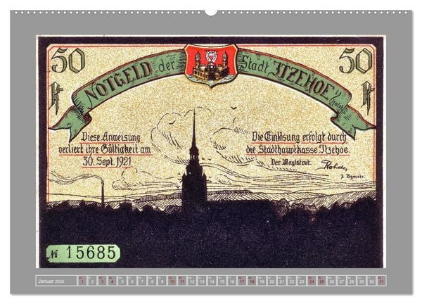 Produktbild: Gru&szlig; aus Itzehoe (hochwertiger Premium Wandkalender 2026 DIN A2 quer), Kunstdruck in Hochglanz