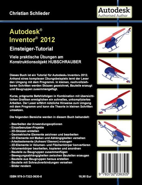 Produktbild: Autodesk Inventor 2012 - Einsteiger-Tutorial