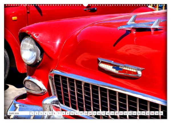 Produktbild: CHEVY '55 - Ein US-Oldtimer in Kuba (Wandkalender 2026 DIN A2 quer), CALVENDO Monatskalender
