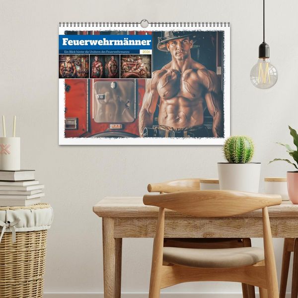 Produktbild: Feuerwehrm&auml;nner (Wandkalender 2026 DIN A3 quer), CALVENDO Monatskalender