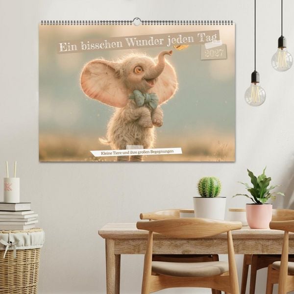 Produktbild: Ein bisschen Wunder jeden Tag (Wandkalender 2027 DIN A2 quer), CALVENDO Monatskalender