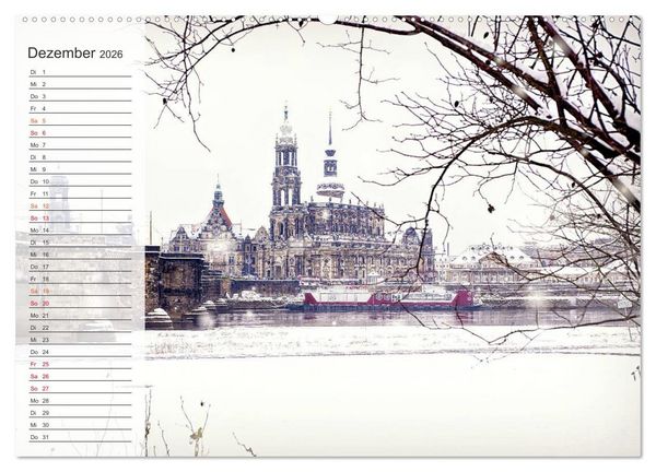 Produktbild: Wundersch&ouml;nes Dresden (Wandkalender 2026 DIN A2 quer), CALVENDO Monatskalender
