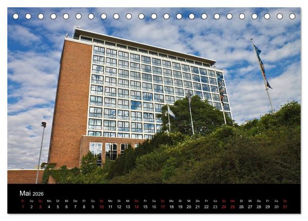 Produktbild: Unterwegs in der Hansestadt Rostock (Tischkalender 2026 DIN A5 quer), CALVENDO Monatskalender
