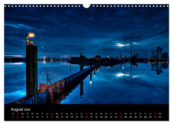 Produktbild: Bremen bei Nacht (Wandkalender 2026 DIN A3 quer), CALVENDO Monatskalender