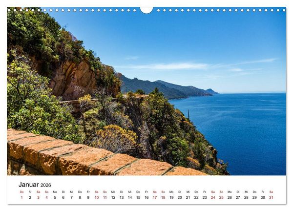 Produktbild: Korsika - Die Sch&ouml;ne im MIttelmeer (Wandkalender 2026 DIN A3 quer), CALVENDO Monatskalender