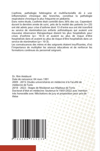 Produktbild: L'asthme de l'enfant