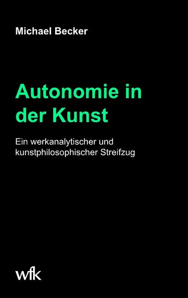 Produktbild: Autonomie in der Kunst