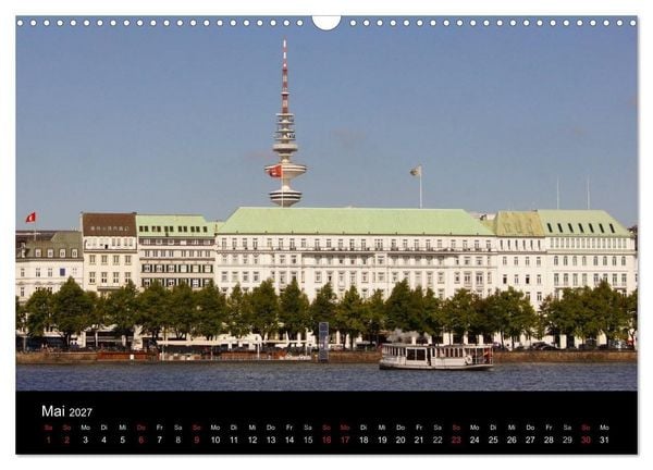 Produktbild: Hansestadt Hamburg (Wandkalender 2027 DIN A3 quer), CALVENDO Monatskalender