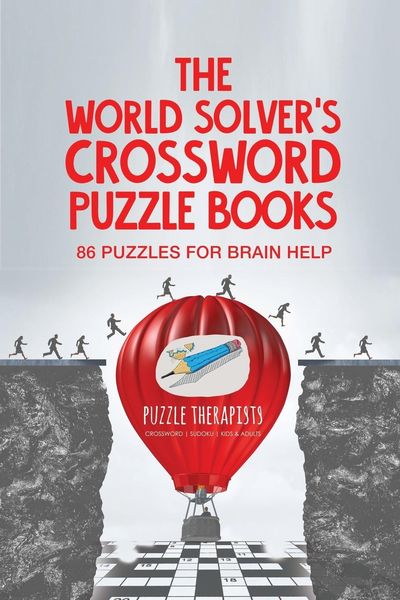 Produktbild: The World Solver's Crossword Puzzle Books | 86 Puzzles for Brain Help