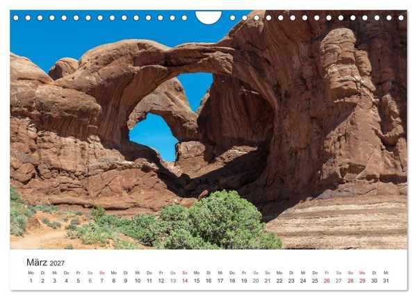 Produktbild: USA &ndash; Landschaft und Sehnsucht (Wandkalender 2027 DIN A4 quer), CALVENDO Monatskalender