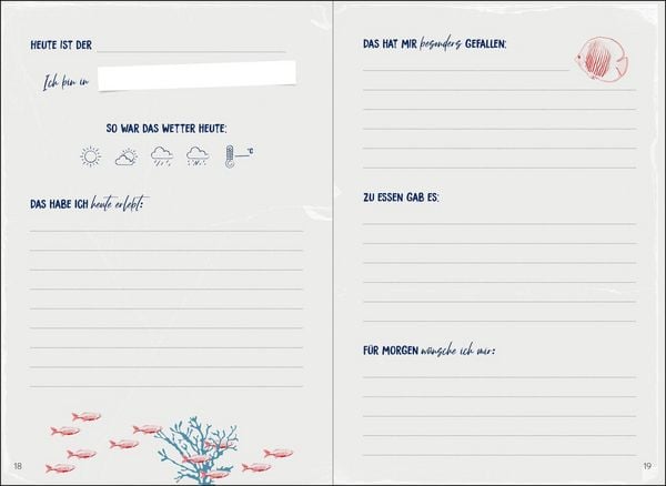 Produktbild: Reisetagebuch (Meer)