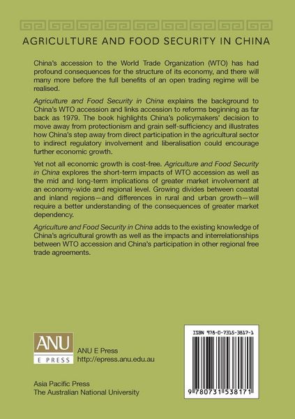 Produktbild: Agriculture and Food Security in China