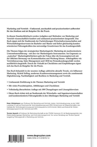Produktbild: Marketing und Vertrieb