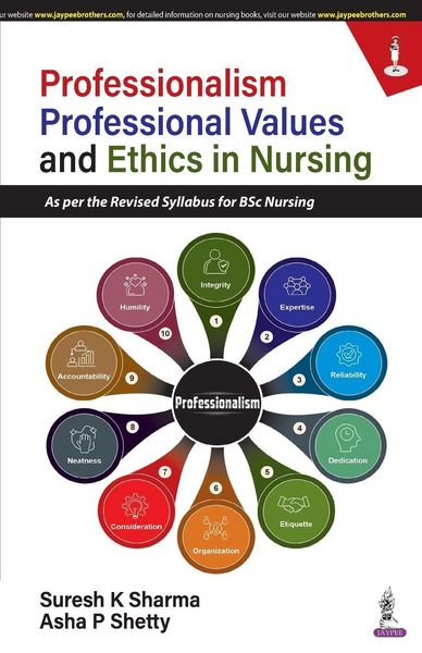 Produktbild: Professionalism, Professional Values and Ethics in Nursing