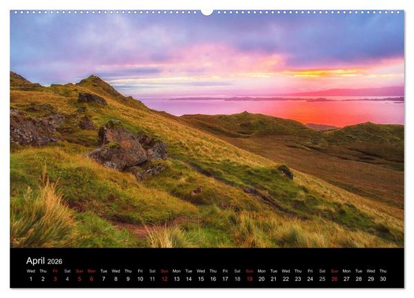 Produktbild: THE HIGHLANDS (High Quality Premium Wall Calendar 2026 DIN A2 landscape),CALVENDO 12 Month Wall Calendar
