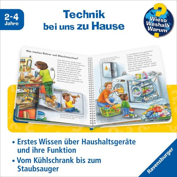 Wieso? Weshalb? Warum? junior, Band 76 - Bohrer, Lampe, Spülmaschine