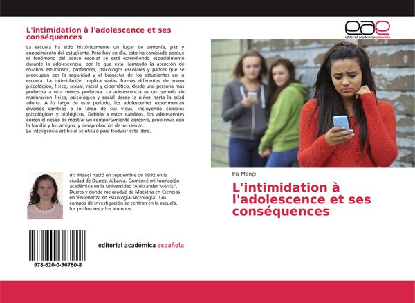 Produktbild: L'intimidation &agrave; l'adolescence et ses cons&eacute;quences