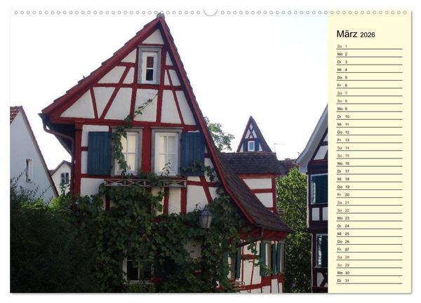 Produktbild: Unterwegs in Schorndorf (Wandkalender 2026 DIN A2 quer), CALVENDO Monatskalender