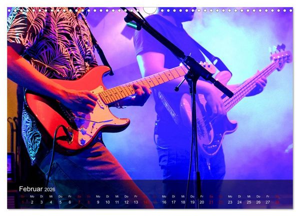 Produktbild: Rockmusik live (Wandkalender 2026 DIN A3 quer), CALVENDO Monatskalender