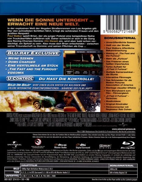 Produktbild: The Fast and the Furious