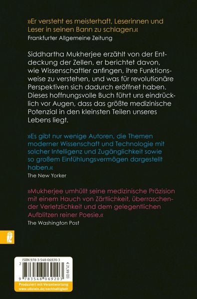 Produktbild: Das Lied der Zelle