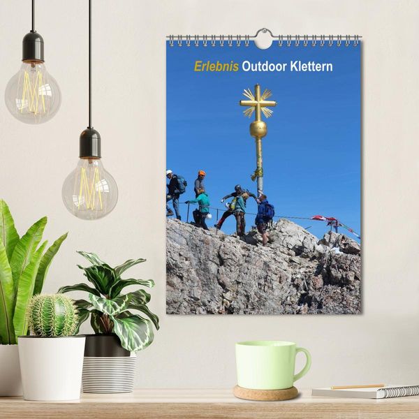 Produktbild: Erlebnis Outdoor Klettern (Wandkalender 2026 DIN A4 hoch), CALVENDO Monatskalender