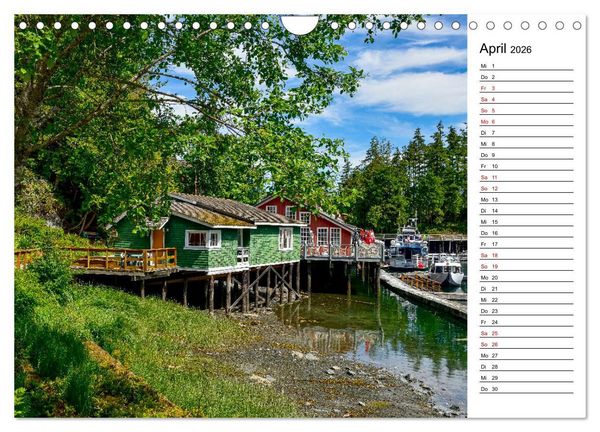 Produktbild: Vancouver Island - Perle im Kanadischen Westen (Wandkalender 2026 DIN A4 quer), CALVENDO Monatskalender
