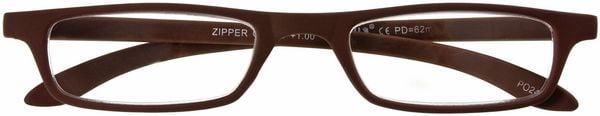 Produktbild: Lesebrille ZIPPER, braun, +2.50 dpt.