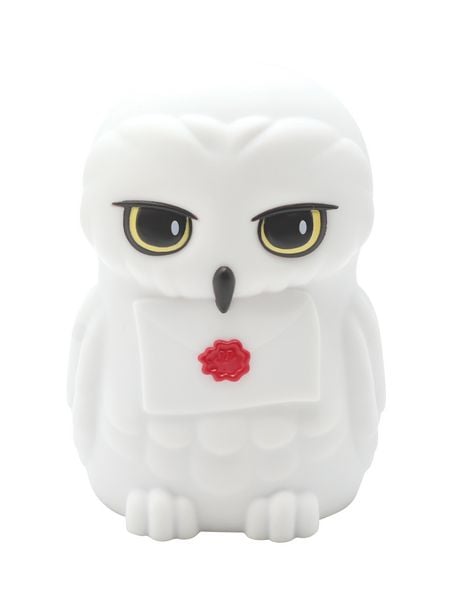 Produktbild: Hedwig 3D Design wei&szlig; glatt beleuchtetes Taschen-Nachtlicht