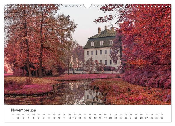 Produktbild: Cottbus und seine Umgebung in Infrarot (Wandkalender 2026 DIN A3 quer), CALVENDO Monatskalender