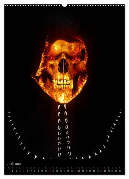 Produktbild: S.O.D. - Skulls Of Death Vol. I - Totenkopf Artworks (Wandkalender 2026 DIN A2 hoch), CALVENDO Monatskalender