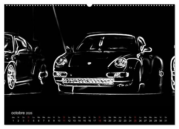 Produktbild: 911 Lignes (Calendrier mural 2026 DIN A2 vertical) calendrier de bureau