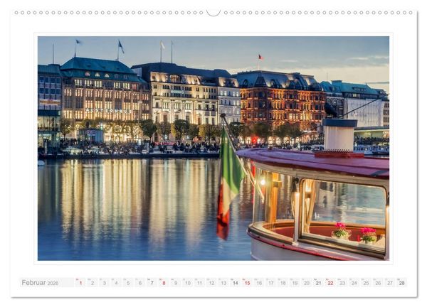 Produktbild: Hamburger Impressionen 2026 (hochwertiger Premium Wandkalender 2026 DIN A2 quer), Kunstdruck in Hochglanz
