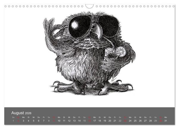 Produktbild: TIERONISCH (Wandkalender 2026 DIN A3 quer), CALVENDO Monatskalender
