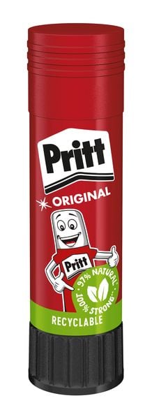 Produktbild: Pritt Original Klebestift, 222g, + Radierer gratis, Blisterkarte