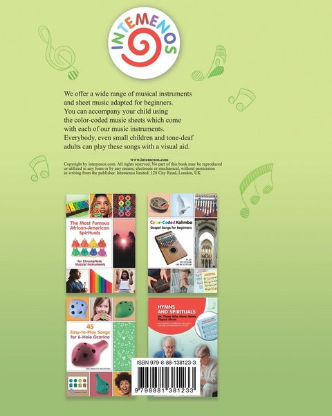 Produktbild: Big Color-Coded Kalimba Songbook for Absolute Beginners